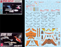 DECALS ONLY KLINGON D7 WINDOW DECALS V2 Star Trek Starships EAGLEMOSS 