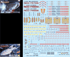 Revell 1/677 USS Voyager and diorama : r/StarTrekStarships